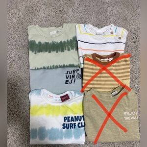 BUNDLE Zara Boys Tshirts Sz 4-5